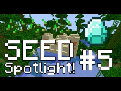 Minecraft 1.7.4 Seed Spotlight: JUNGLE PYRAMID + TRIPLE TEMPLE #5