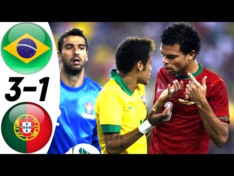 Brazil vs Portugal 3:1 - All Goals & Extended Highlights RESUMEN & GOLES 10/09/2013 HD