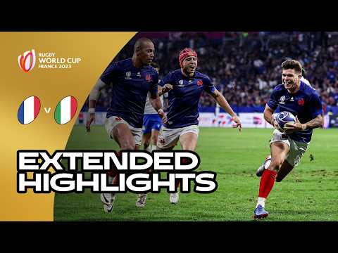 RECORD-BREAKING result in Lyon ⛓️‍💥 | France v Italy | Rugby World Cup 2023 | Extended Highlights