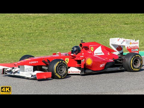 Pure FERRARI F1 SOUND at FINALI MONDIALI MUGELLO (FORMULA 1 V6, V8, V10, V12) | 2019 4K