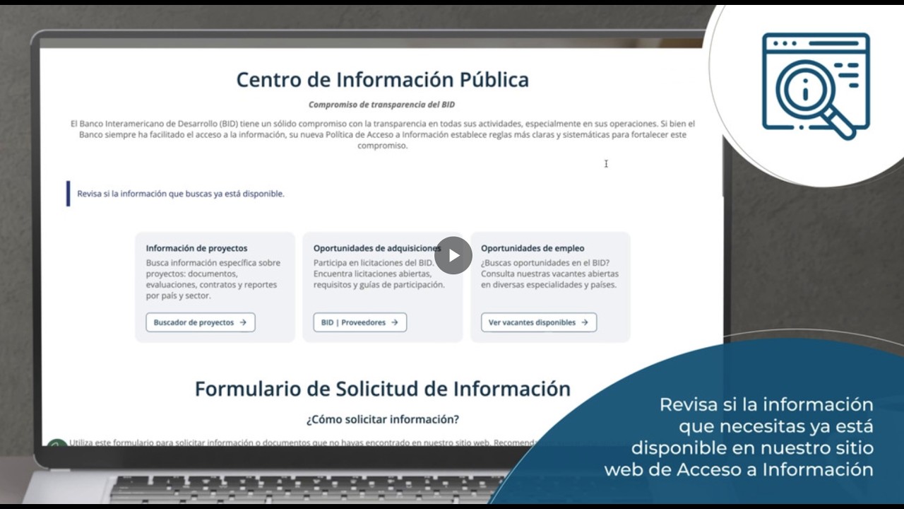 Cómo solicitar información