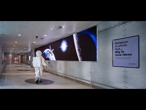 Belgium is Small, but BIG - A Space Experience at Brussels Airport  by JCDecaux