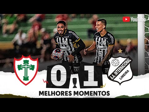 Gols e lances de Portuguesa x Internacional de Limeira