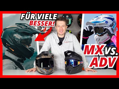 Why adventure helmets are (for many) better than motocross helmets ⛑️🤯