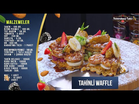 Şekersiz Tatlılar Serisi - Tahinli Waffle