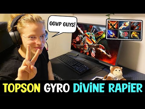 Topson Carry "GYROCOPTER " - Perfect Timing DIVINE RAPIER! DOTA 2