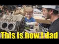 Range Rover Classic pt. 2: Assembling an engine with my 4 year old
