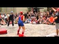 DAF11 Acrobuffos Perform Waterbombs To Record Crowds