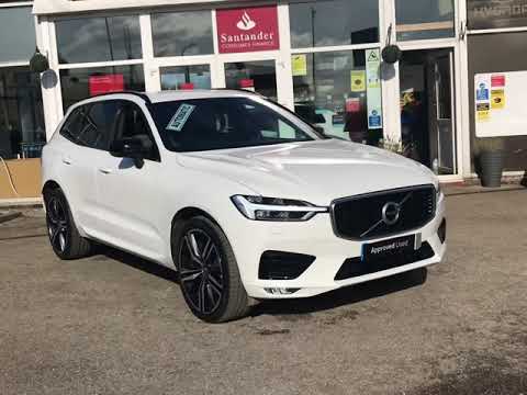 2019 69 Plate Volvo XC60 2.0 B5 R-Design Pro AWD. Finished in Ice White with Leather Trim.