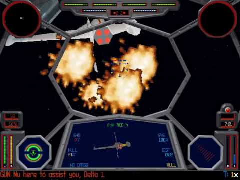 TIE Fighter - Battle 9 - T/D Technology - Mission 4 - Escort to Rendezvous 1/2