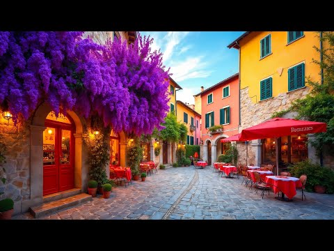 Bardolino’s Floral Magic at Sunset - A Peaceful Stroll by Lake Garda