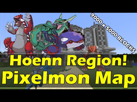 The Best Hoenn Region Pixelmon Map/Server!