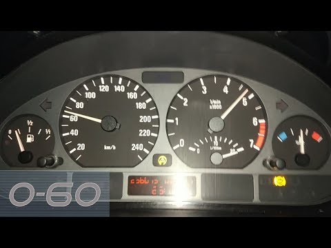 BMW E46 318i 1.9 118HP ACCELERATION 0-100km/h 0-60mph