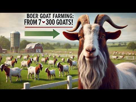 Boer Goat Farming: From 7 to 300 Goats!