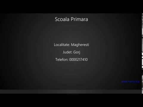 Scoala Primara  Magheresti