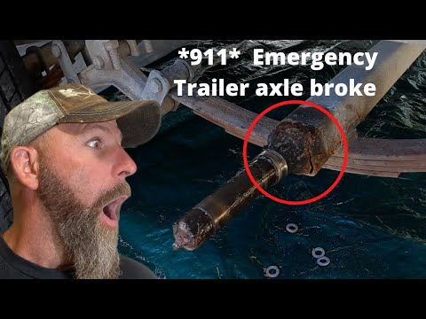 How to replace a trailer axle