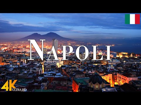 FLYING OVER NAPOLI (4K UHD) • Amazing Aerial View, Scenic Relaxation Film with Calming Music - 4k