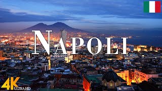 FLYING OVER NAPOLI (4K UHD) • Amazing Aerial View, Scenic Relaxation Film with Calming Music - 4k