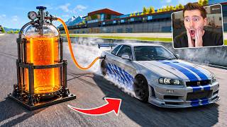 Dando FUGA com GASOLINA DE JATO no BeamNG Drive!