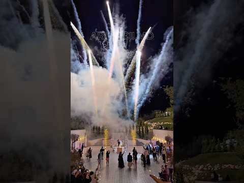 Artificii la torta nuntii