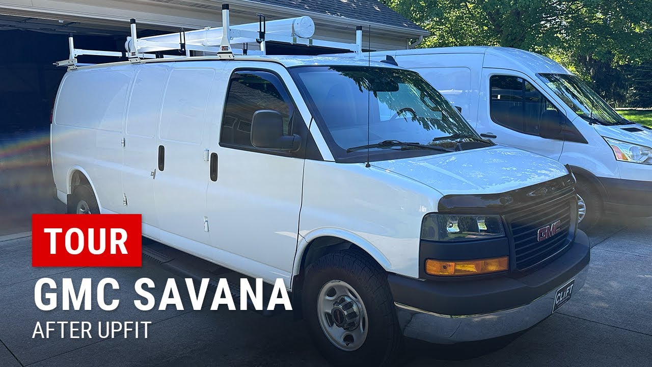 GMC Savana Cargo Van Tour - AFTER Our Upfit