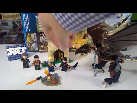 Lego Harry Potter Hungarian Horntail Triwizard Challenge Review set 75946!