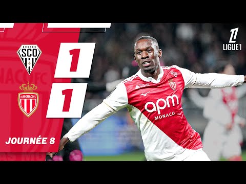 Résumé Angers SCO - AS Monaco - 8ème journée
