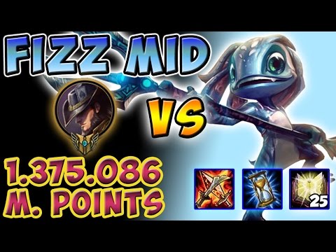 FIZZ AP MID vs  TF (1.5 MILLONES DE MAESTRÍA, BUENÍSIMO) | DIAMOND II EUW