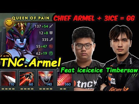 TNC Armel [Queen OF Pain] Feat Fnatic.iceiceice Destroy Ranked Dota2 pro gameplay