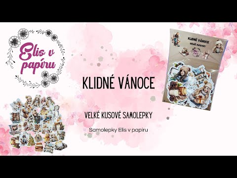 Velké kusové samolepky: Klidné Vánoce