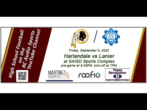 Harlandale vs Lanier at SAISD Sports Complex (09/09/22)
