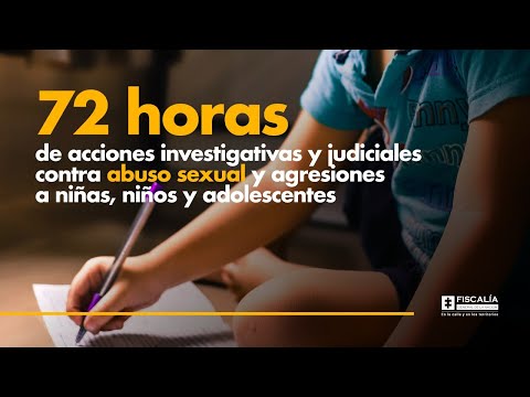 Fiscal Francisco Barbosa: 72 horas de acciones contra abuso sexual a niños, niñas y adolescentes