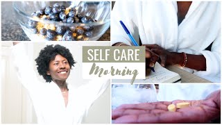 My SELF CARE Morning Routine | VLOGMAS DAY 7 🎄 | SELF CARE SUNDAY | Winter Morning Routines 2020
