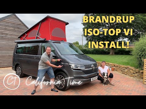 Brandrup ISO-TOP VI Dachhimmel – VOLLSTÄNDIGE Installation und Auspacken mit einem VW California ...