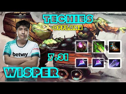 WISPER | Techies | Offlane | 7.31 | META