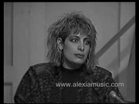 Alexia Vassiliou - Interview at "Eseis ti lete"  ΕΤ1 1987