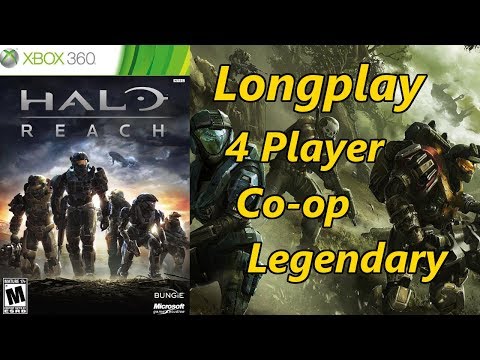 Halo: Reach - Longplay 4 Player Co-op (Legendary Campaign) Full Game Walkthrough (No Commentary)