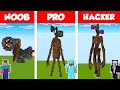 Minecraft NOOB vs PRO vs HACKER SIREN H Minecraft NOOB vs PRO vs HACKER SIREN H