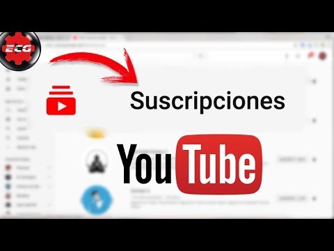 Mis suscripciones de YouTube