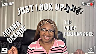 Ariana Grande - Just Look Up (From Don't Look Up) ( Live on The Voice) REACTION 🎶🎼