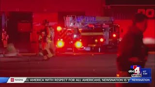 Overnight structure fire at Polar Service Center in Salt Lake City
