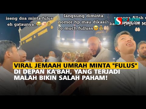 Viral Jemaah Umrah Minta "Fulus" di Depan Ka'bah, yang Terjadi Malah Bikin Salah Paham!