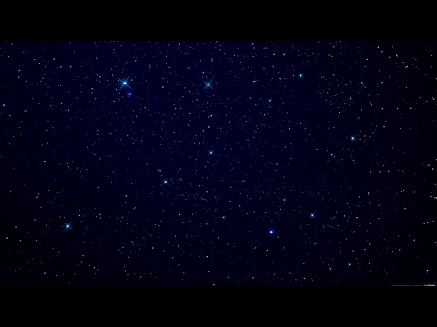 [10 Hours] Stars at Night BLUE B/G - Video & Audio Crickets [1080HD] SlowTV