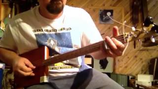 How to play Seasick Steve "Don't Know Why She Loves Me But She Do" on cigar box guitar
