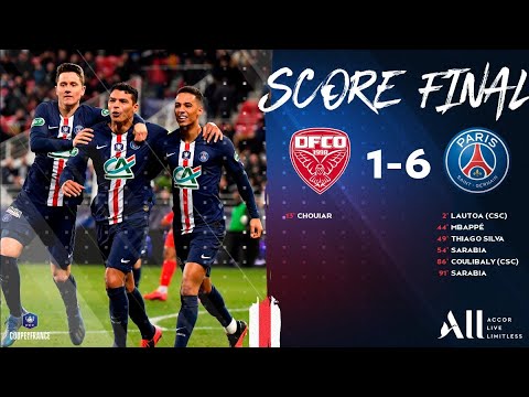 Ma reaction DIJON FCO vs PARIS SG 1 - 6 ( Coupe de France, 1/4 de Finale )