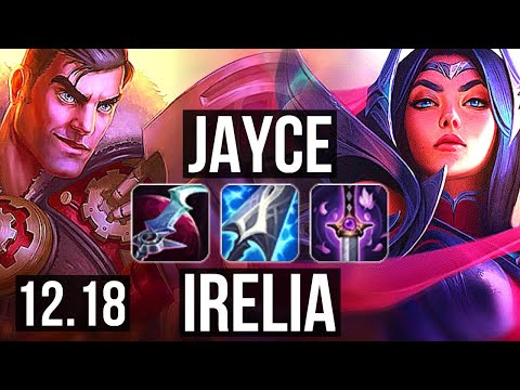 JAYCE vs IRELIA (TOP) | 7/2/13, 400+ games, Godlike | EUW Diamond | 12.18