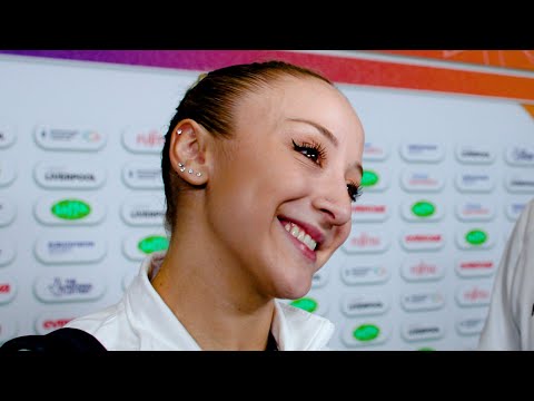 Martina Maggio (Italy) - All-Around Final Interview - 2022 World Championships Liverpool