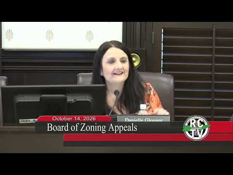 Board of Zoning Appeals - Octobers 14, 2026