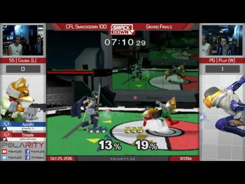 CFL Smackdown 100 Melee - SS Colbol (Fox, Marth) vs PG Plup (Sheik,Fox) - Grand Finals