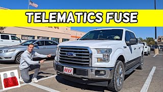 FORD F150 TELEMATICS FUSE LOCATION REPLACEMENT F 150 TELEMATICS 2015 2016 2017